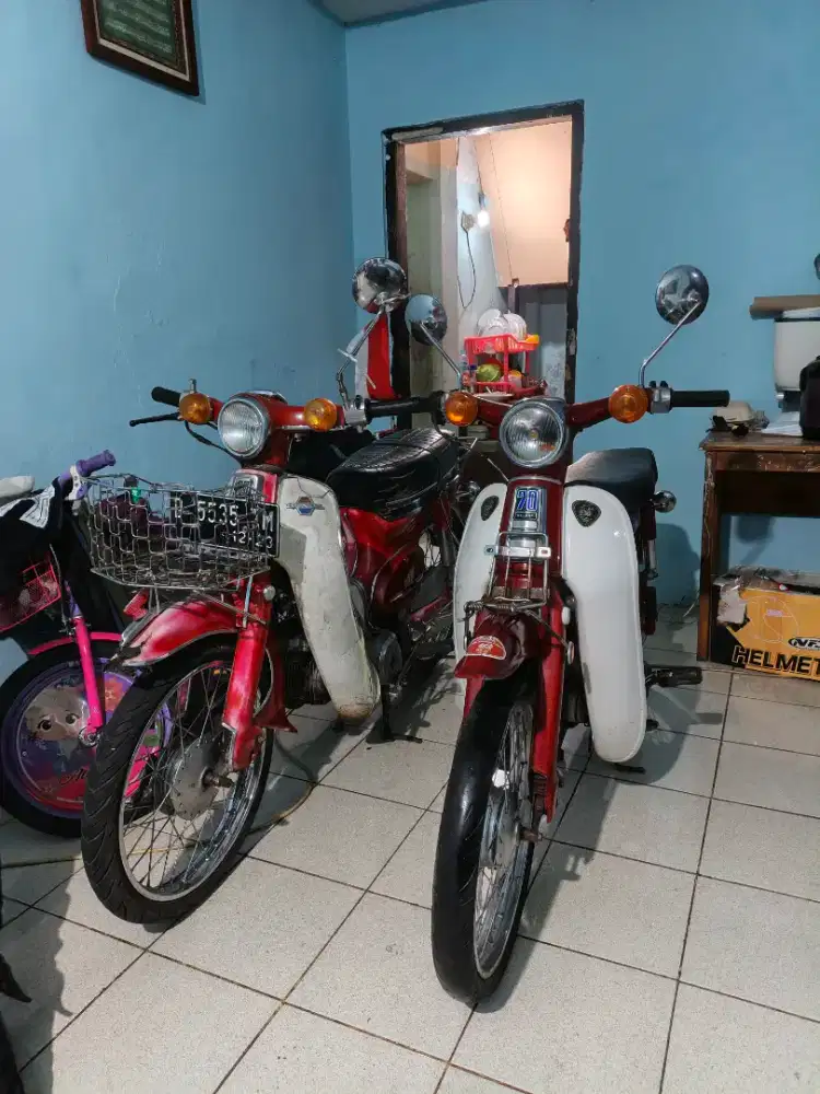 Honda c70 original no basic plat D tt bt oke
