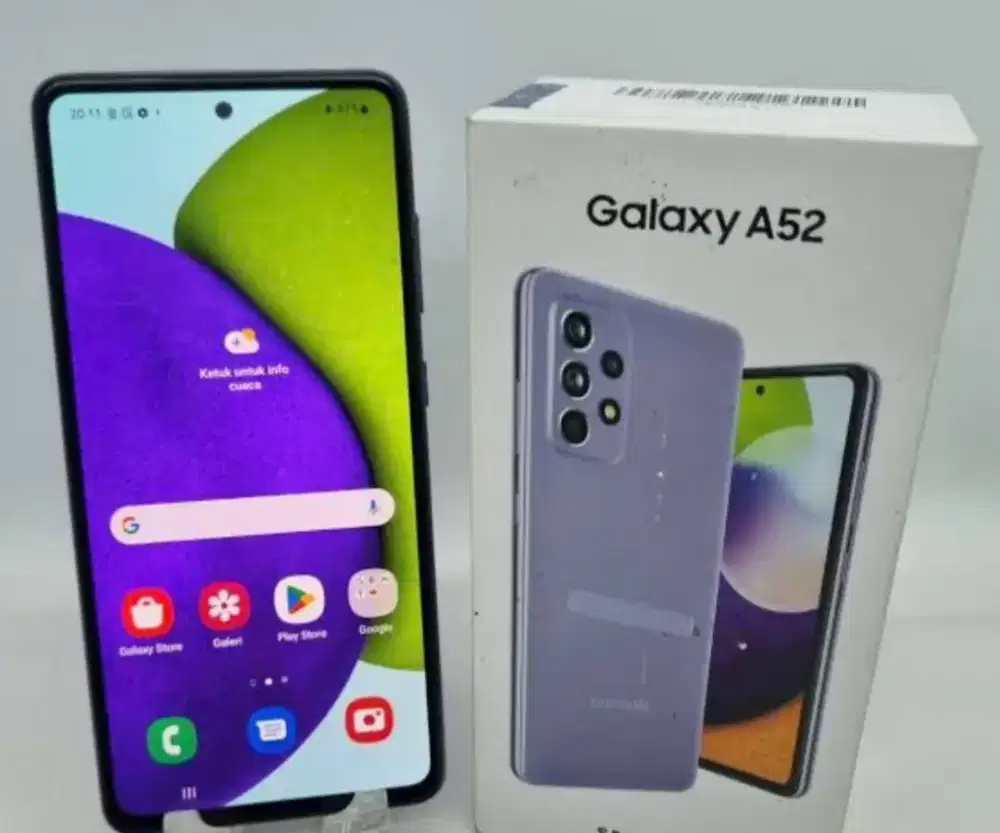 Murah hp samsung A52 8/128 lkp bs TT