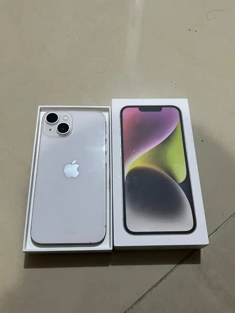 iphone 14 128gb IBOX BH 84% Fullset original