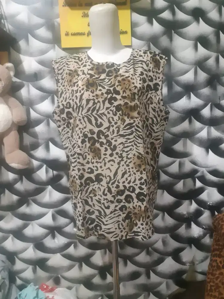 PRENG DDANG Blouse kutung/vest leopard preloved tjap karoeng