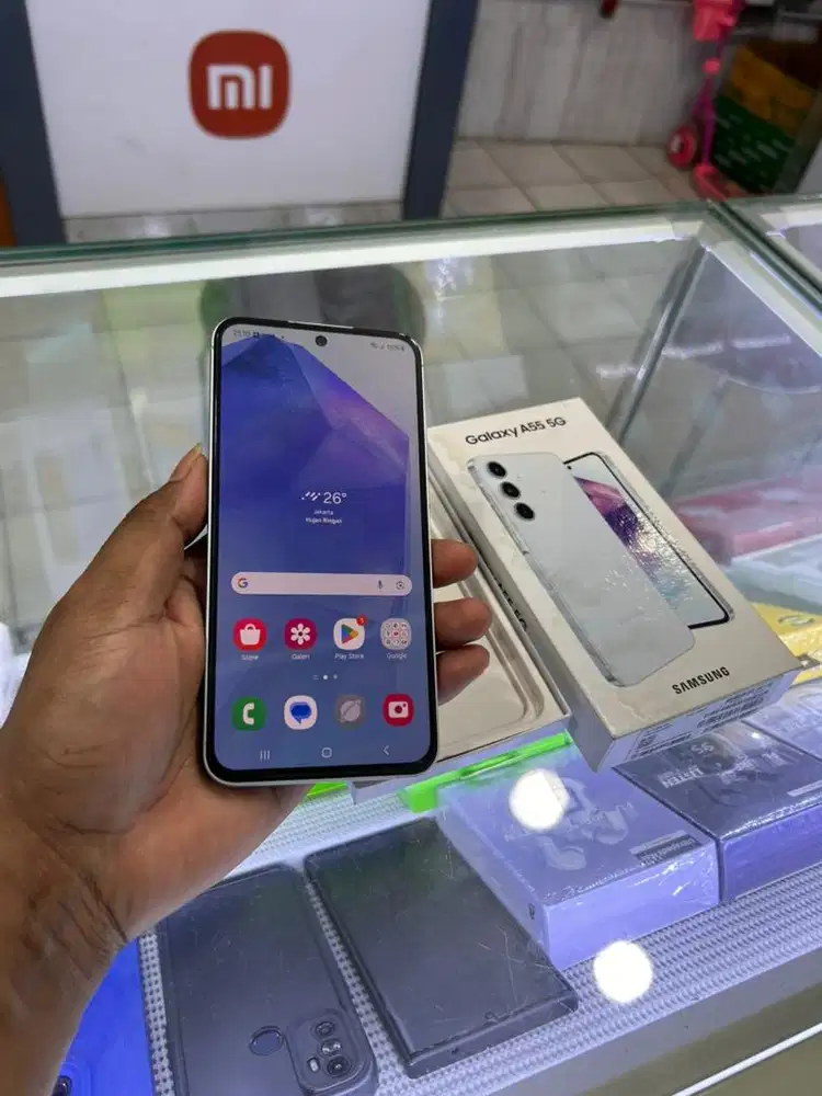 Jual  samsung a55 ram 8/256 mulus spt baru