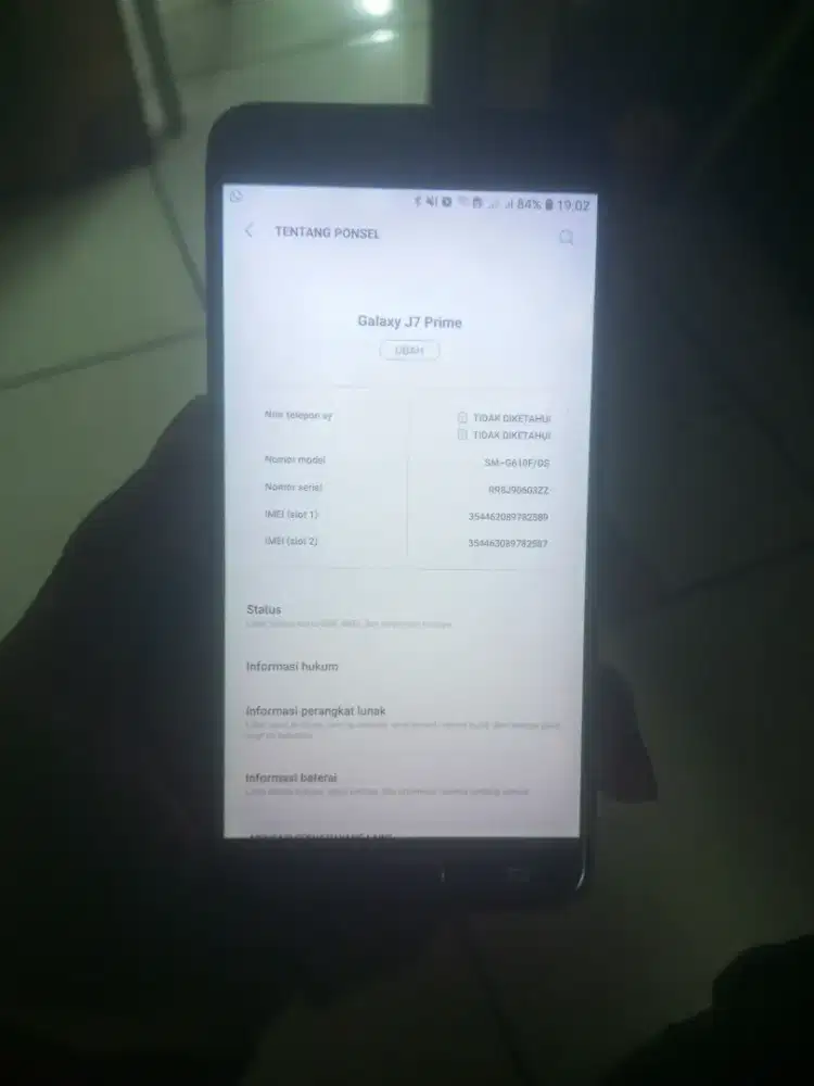 Samsung galaxy j7 prime batangan