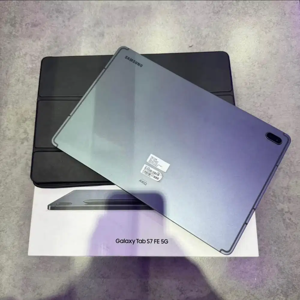 Samsung galaxy tab s7fe 5G 6/128gb mulus lengkap ori sein