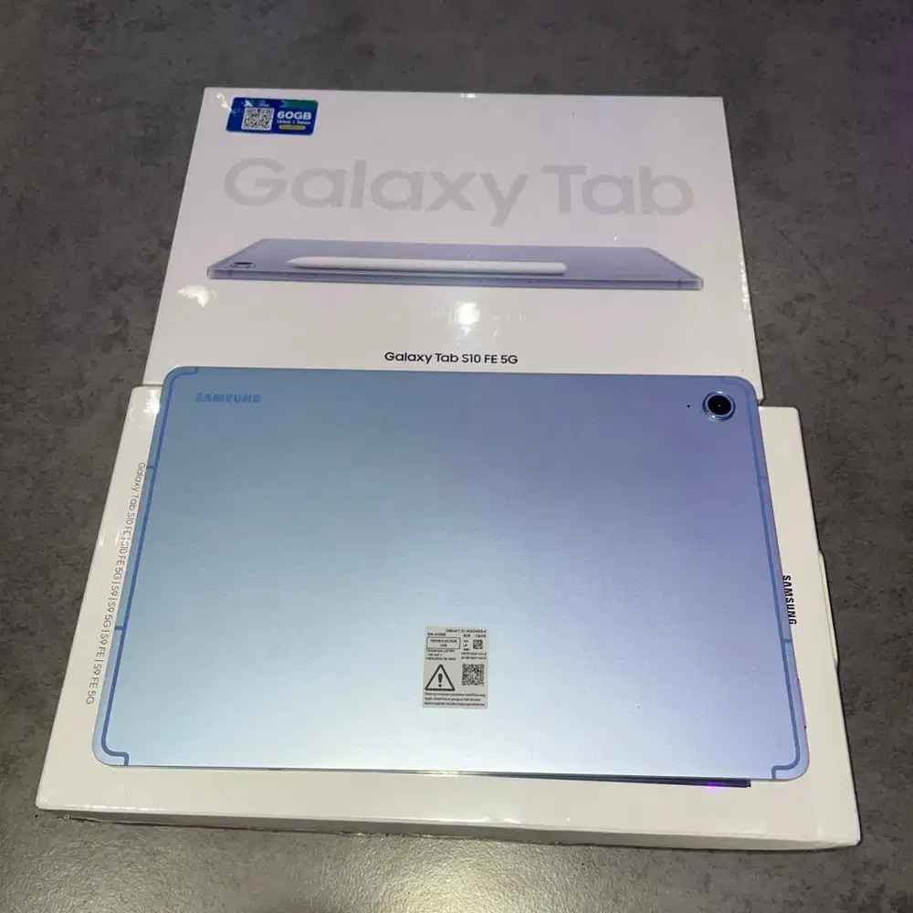 Samsung galaxy tab s10Fe 5G 8/128gb mulus lengkap ori sein