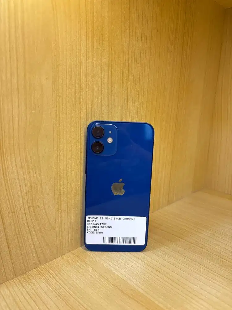 iphone 12 mini 64gb secoond resmi