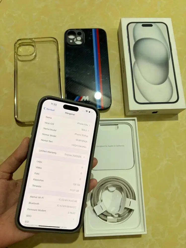 Jual bu ip 15 plus 128