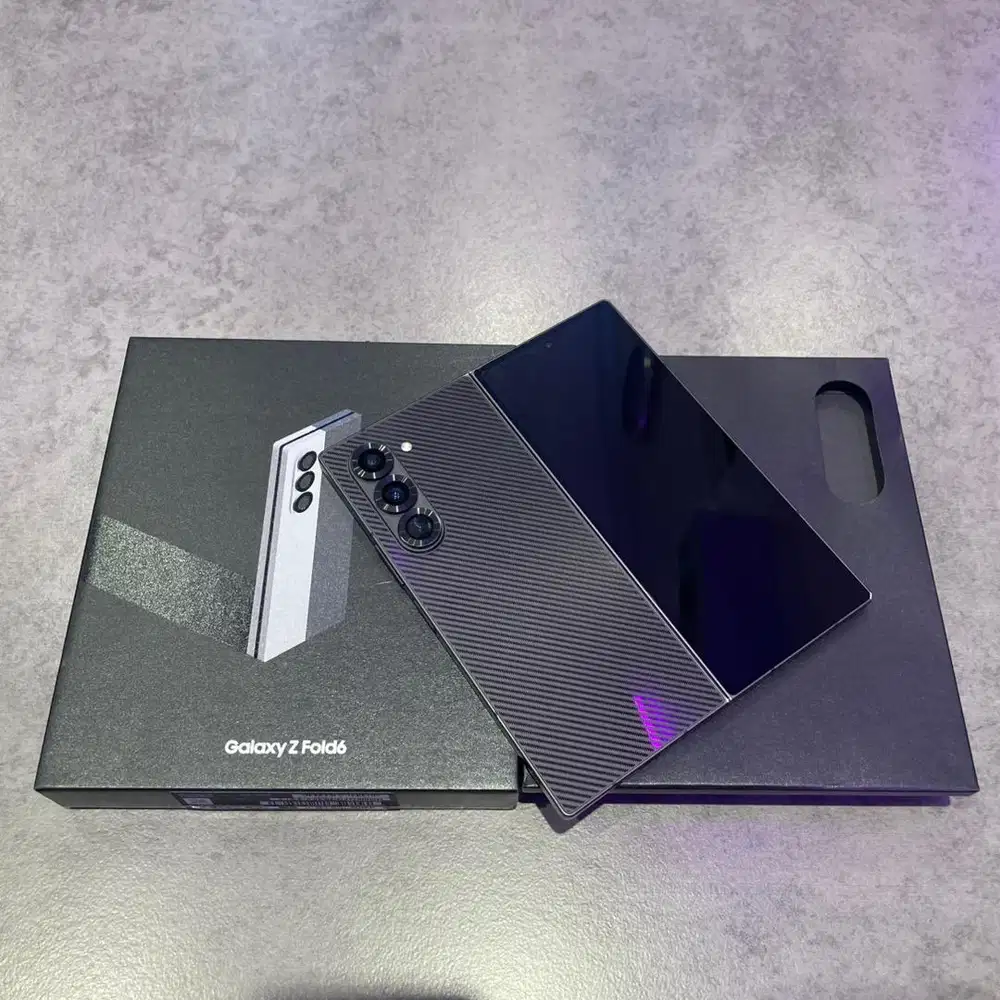 Samsung Galaxy Z Fold 6 12/512gb lengkap sein ori