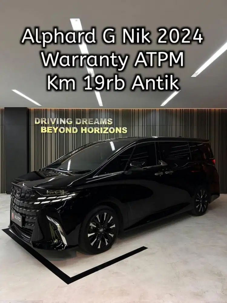 ALPHARD 2.5 G BENSIN 2023