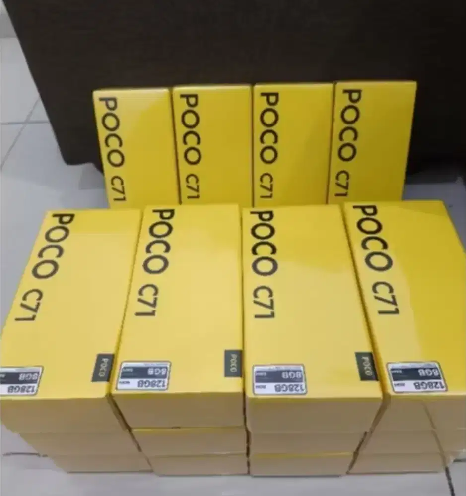 Murah new Poco C71 4/128 grs resmi, bs TT