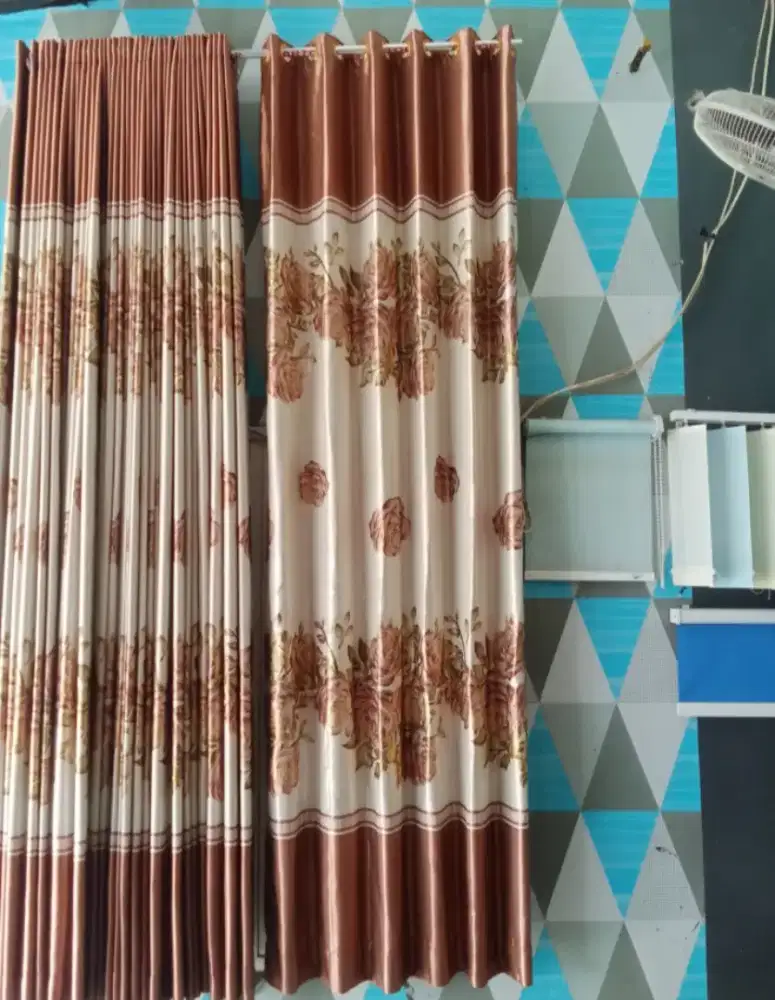 Korden bahan black out bludru tebal