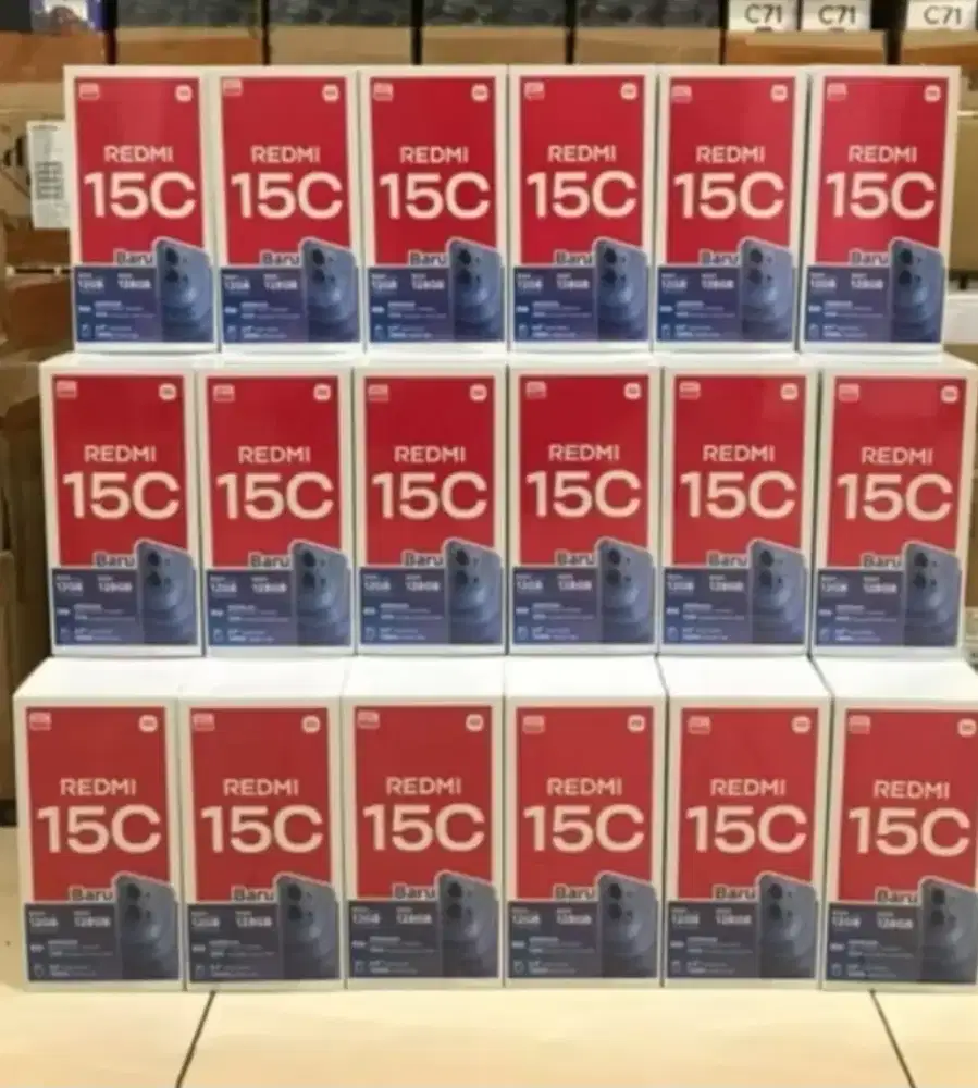 Murah new Redmi 15c 6/128 & 8/256 grs resmi, bs TT