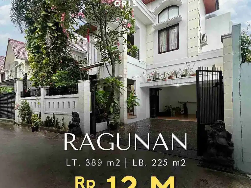 Rumah Terawat Semi Furnished Ada Pool di Ragunan Jakarta Selatan