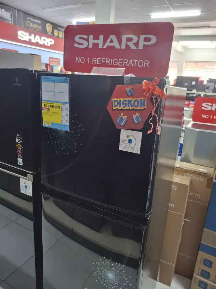 Promo Cicilan 0% Kulkas Sharp