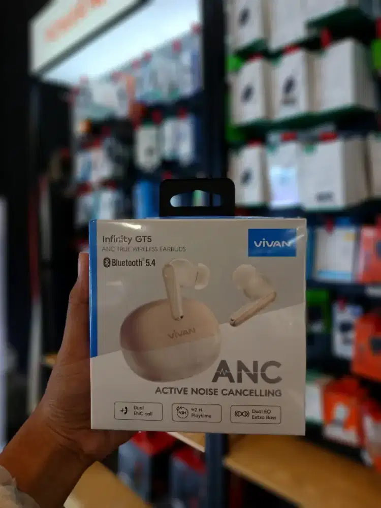 TWS Earphone Earbuds Bluetooth ANC Vivan Infinity GT5
