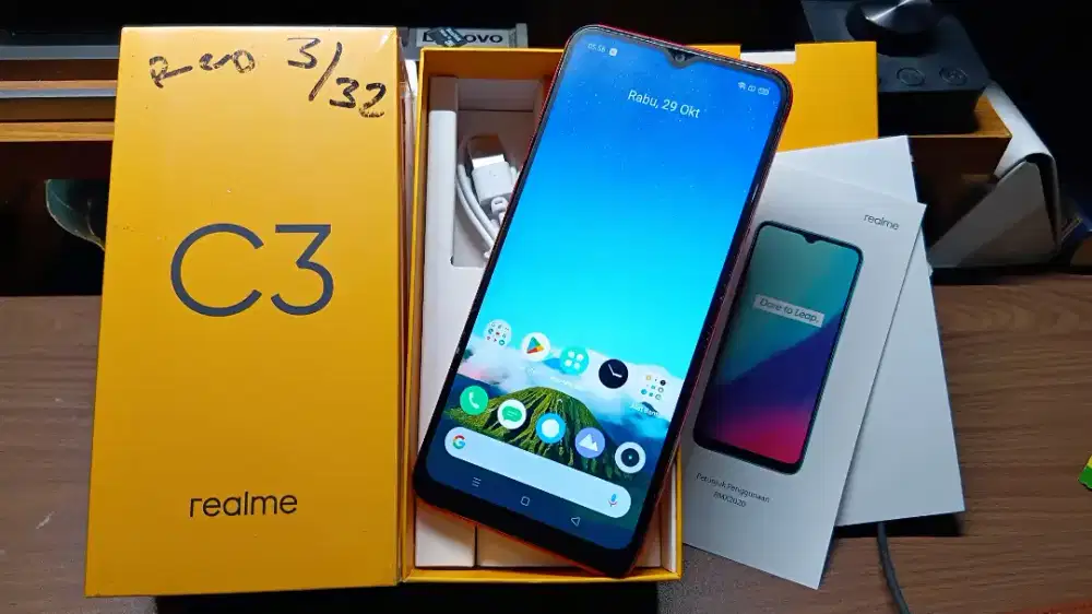 Realme C3 seken fullset