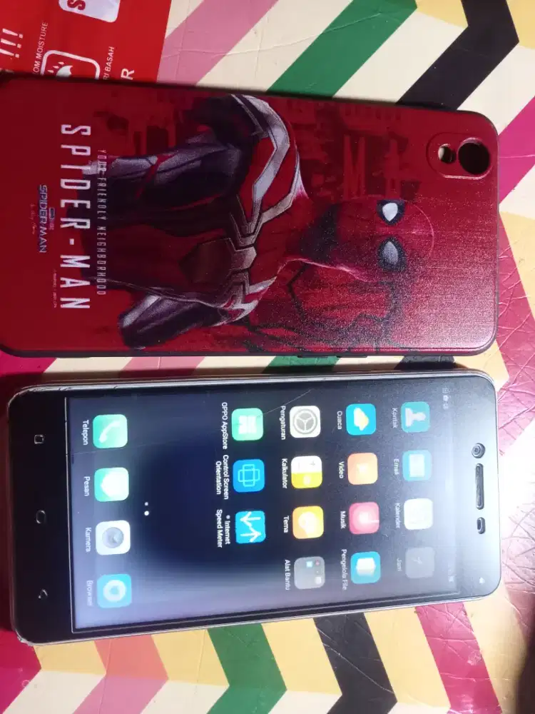 OPPO A37 2/16 MINUS LCD BERBAYANG TC RETAK