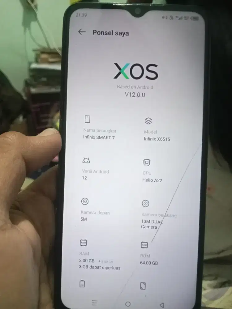 Infinix Smart 7 3+3 64