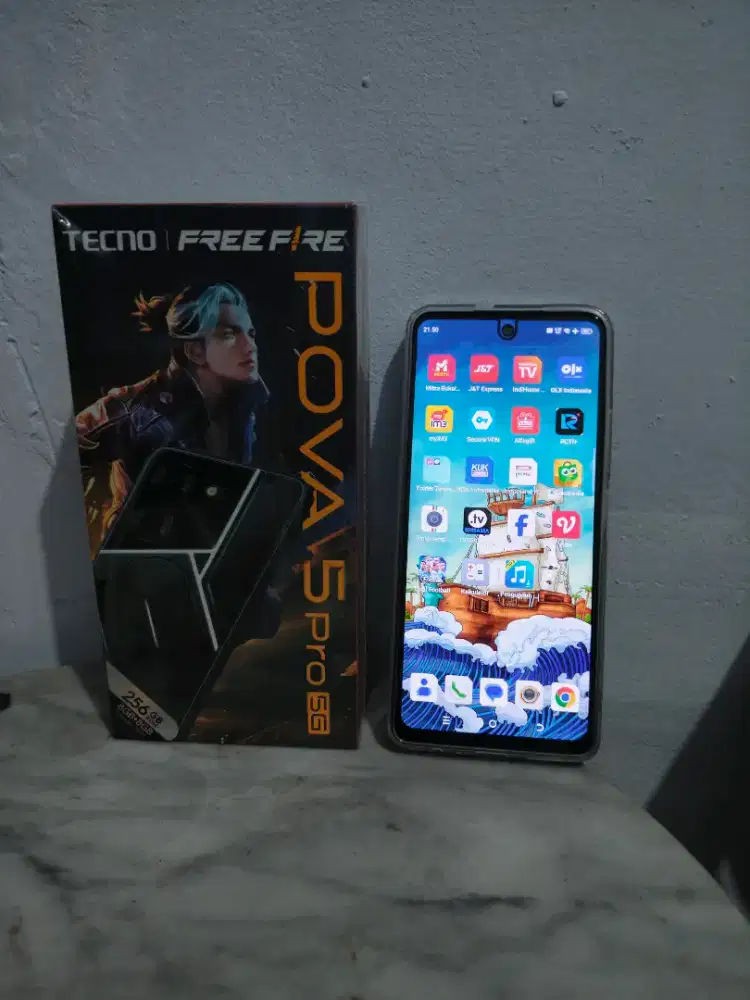 Tekno pova 5 pro 5G ram 8 Rom 256