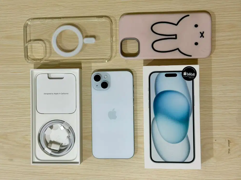 iPhone 15 Plus 128gb umur 1,5bulan ibox garansi resmi puanjang 15+