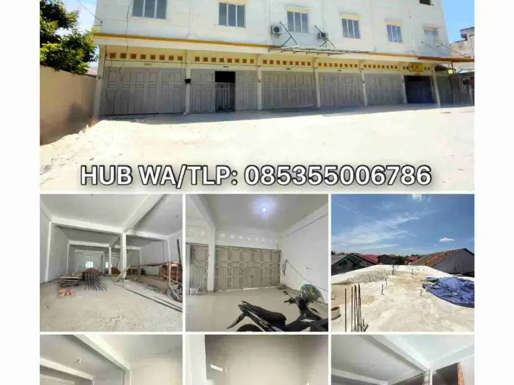 dijual ruko gandeng lokasi : area riau dan jendral