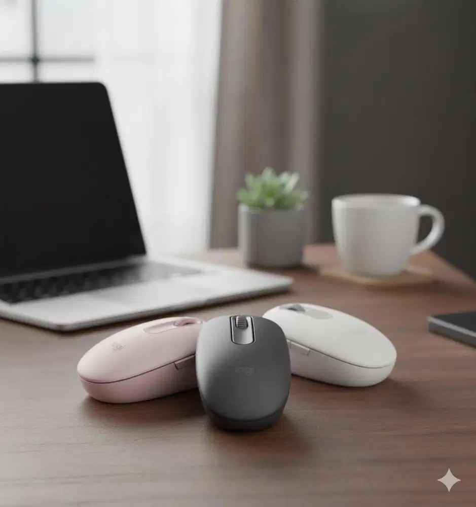 m196 logitech warna putih