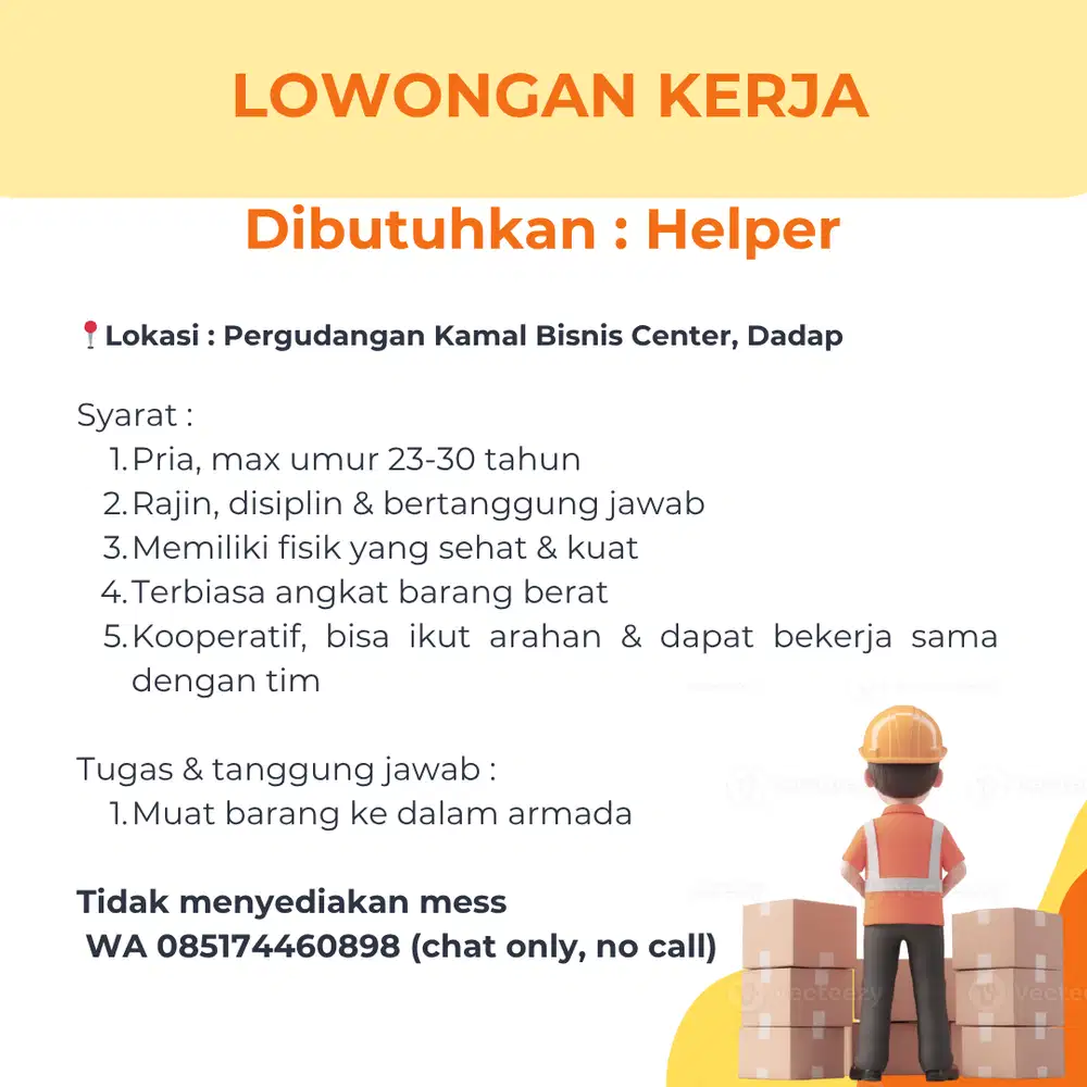 LOKER HELPER (MUAT BARANG)