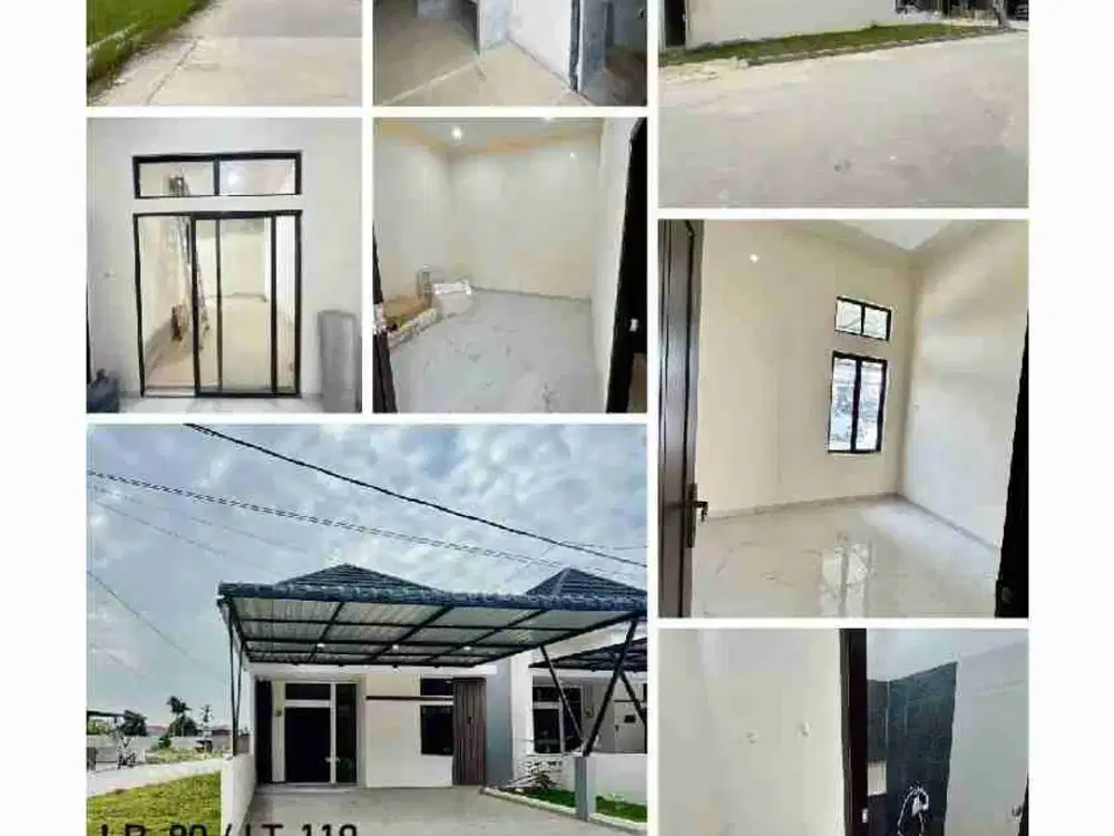 dijual rumah baru posisi hook (cluster) jln.pemuda