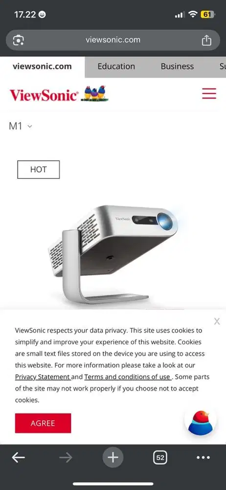 View Sonic Projector M1 G2 Sound harman kardon