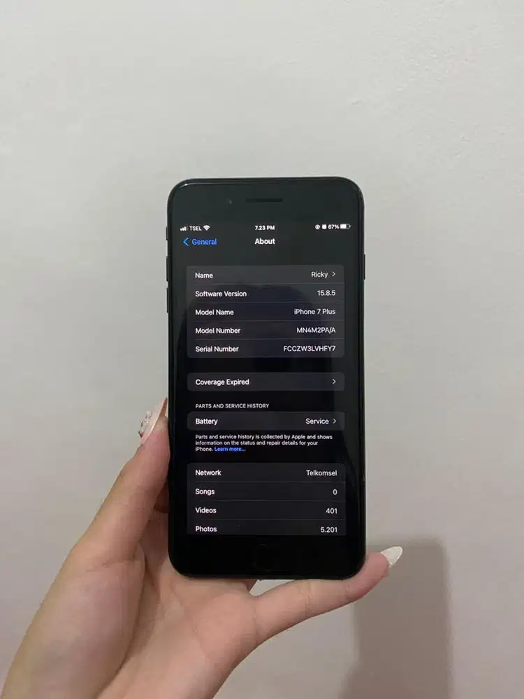 IPHONE 7 PLUS BLACK 128GB