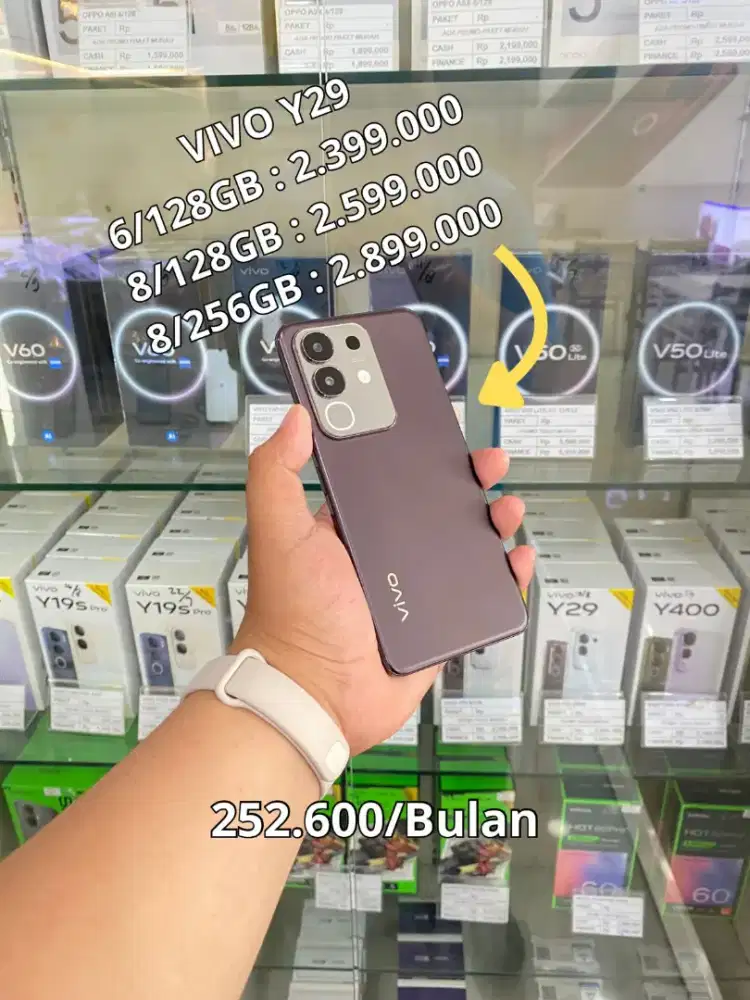 VIVO Y29 BISA KREDIT ATAU CASH CUMA PAKE KTP TANPA DP DAN BUNGA