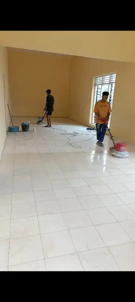 Melayani Jasa Poles Lantai Marmer Terazo Tegel Acian Beton Granit DLL