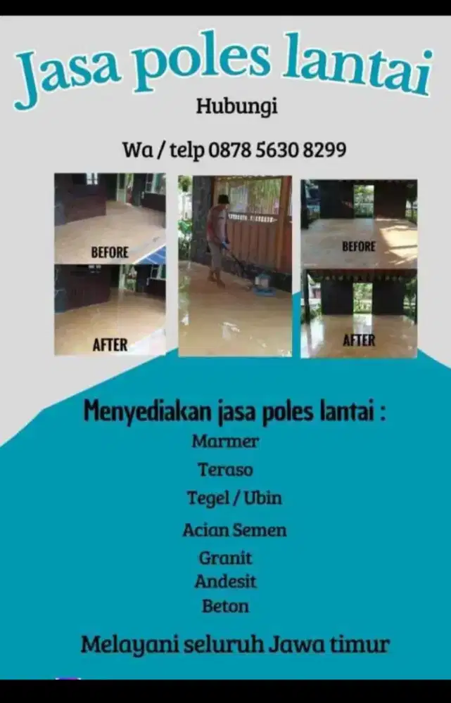 Melayani Jasa Poles Lantai dan Selep Lantai