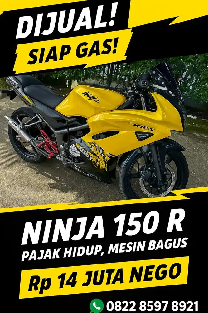 Dijual cepat Kawasaki Ninja KR 150