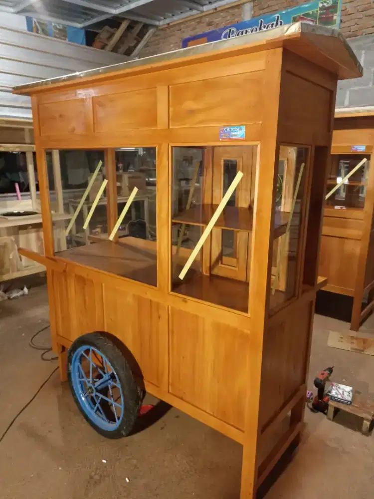 Gerobak Angkringan jg Melayani Pesanan Grobak Bakso Mie Bubur Sate dlL