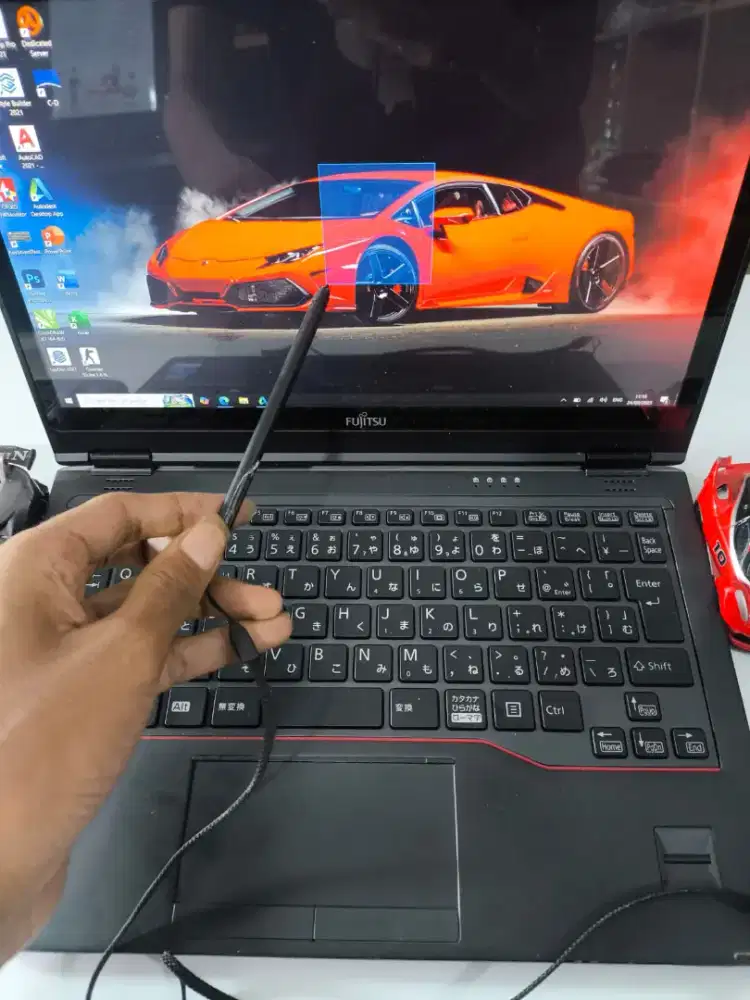 Laptop Touchscreen Branded Fujitsu Lifebook X360 Core i7-7500 RAM 8Gb!