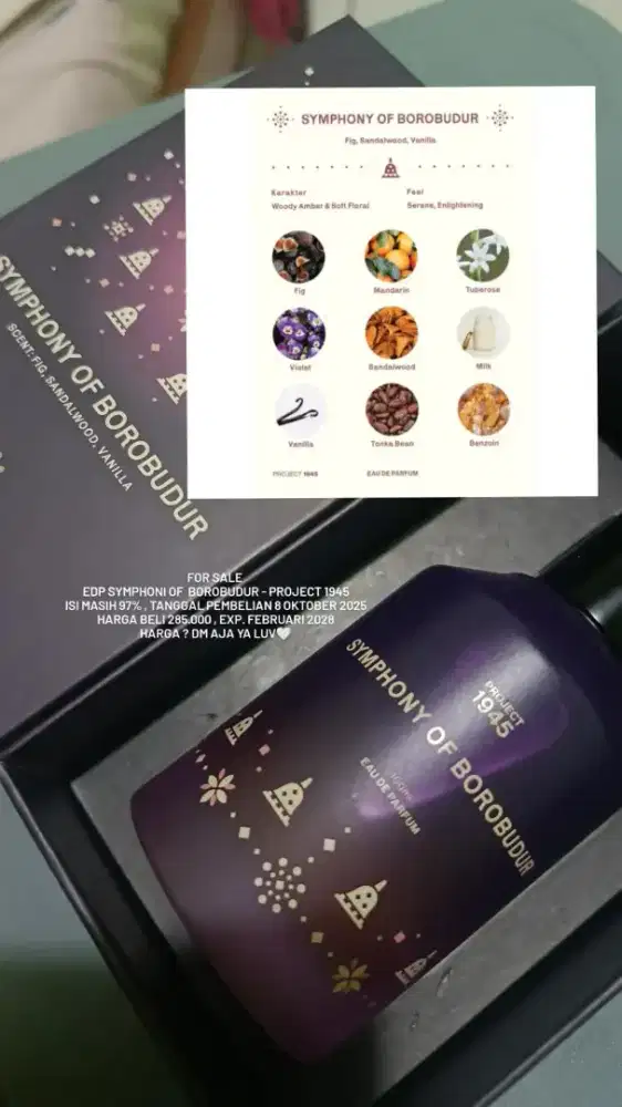 Parfum Project 1945 kondisi
