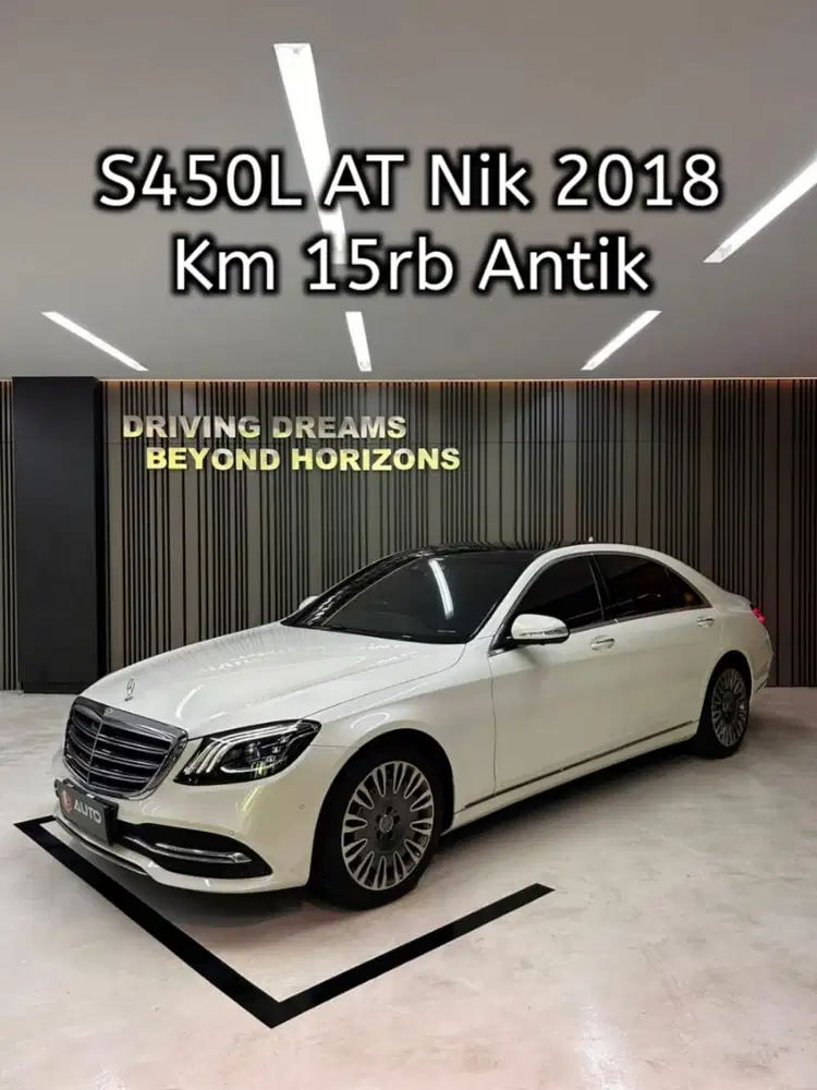 Mercedes Benz S450 2018 Putih Mercy S450L AT