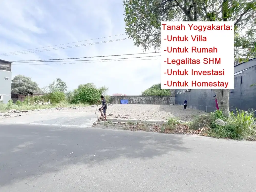 Tanah Untuk Hunian Dekat RSI PDHI Kalasan Mangku Jalan