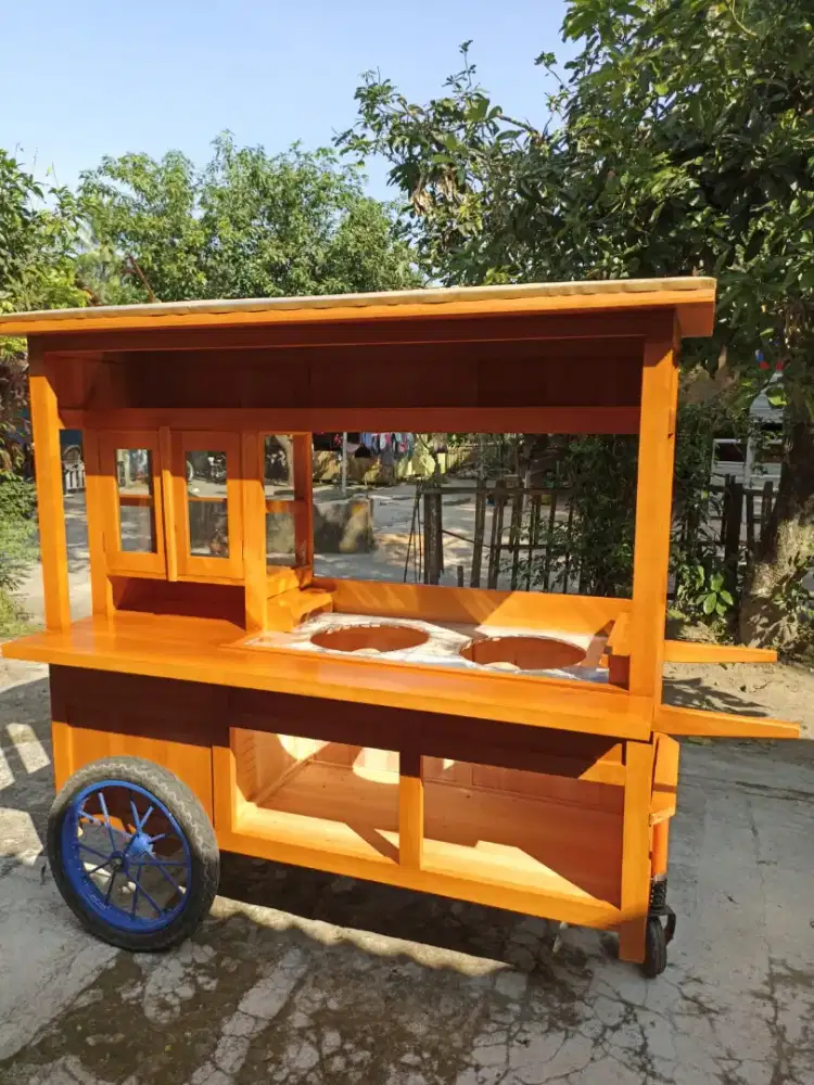 Gerobak Angkringan jg Melayani Pesanan Grobak Bakso Mie Bubur Sate dlL