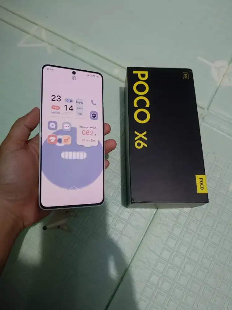 Xiaomi Poco X6 5G Ram 12/256GB Fullset Ori Bawaan