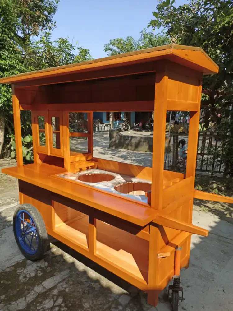 Gerobak Angkringan jg Melayani Pesanan Grobak Bakso Mie Bubur Sate dlL