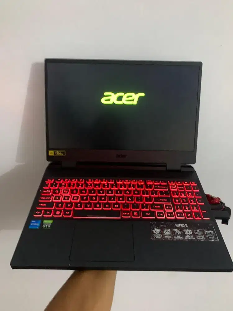 Laptop acer nitro 5 i5 gen 12 vga rtx 3050 ram 8gb ssd 512gb