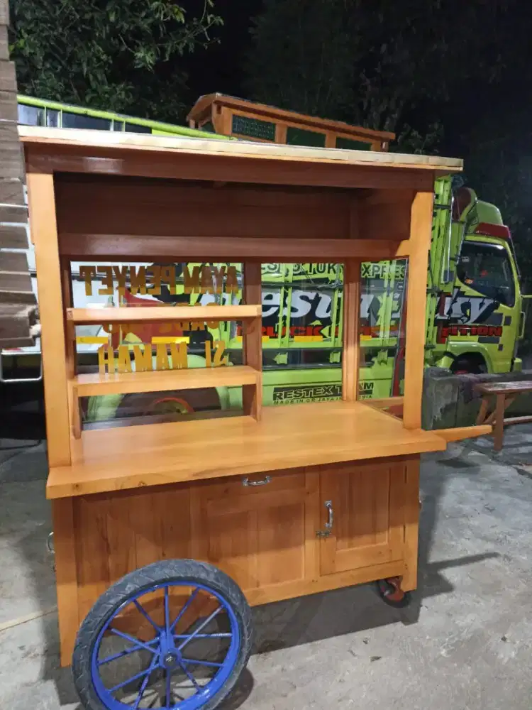 Gerobak Angkringan jg Melayani Pesanan Grobak Bakso Mie Bubur Sate dlL