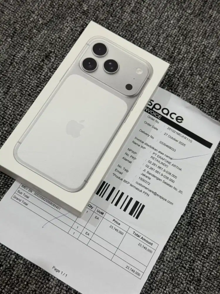 Iphone 17 Pro 256gb NEW/SEGEL IBOX BISA TT