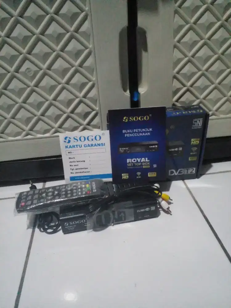 Set top box SOGO,stb sogo,kondisi baru
