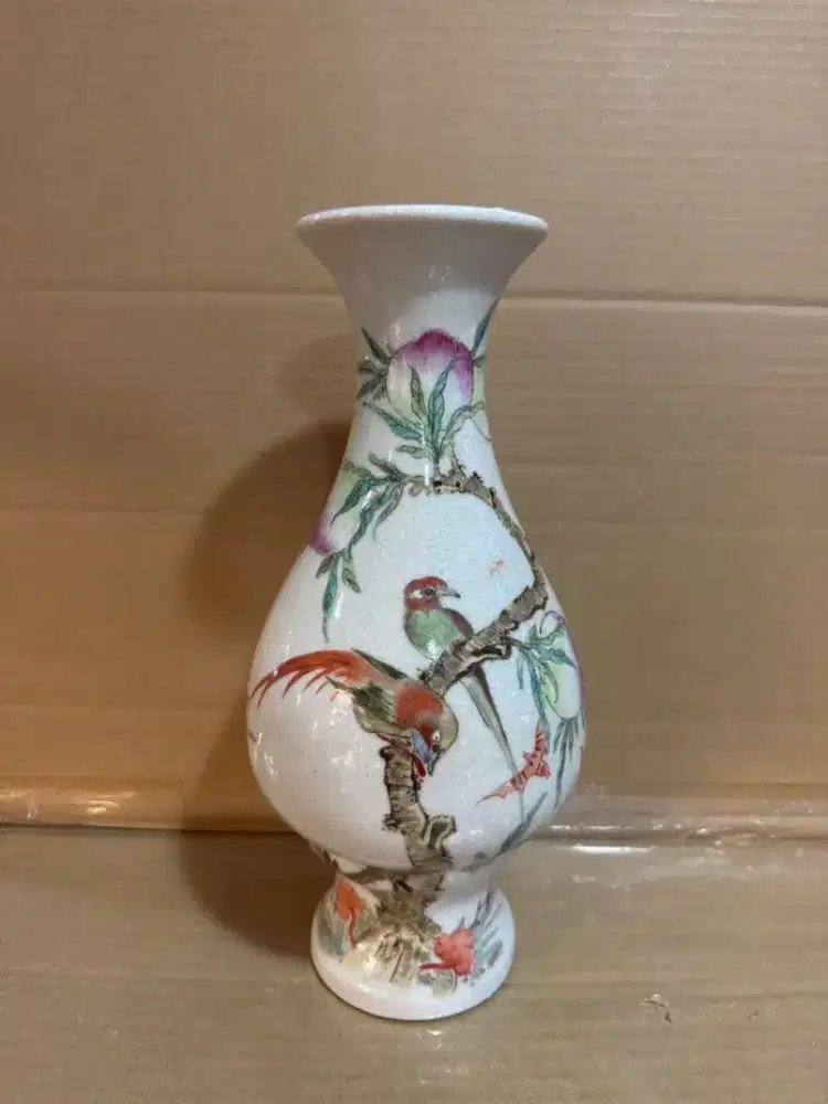 Vase Porselen Porcelain Vas Antik