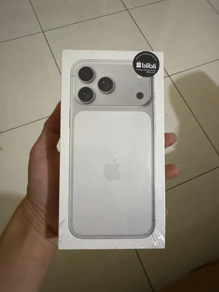 Iphone 17 pro max 256 silver new resmi