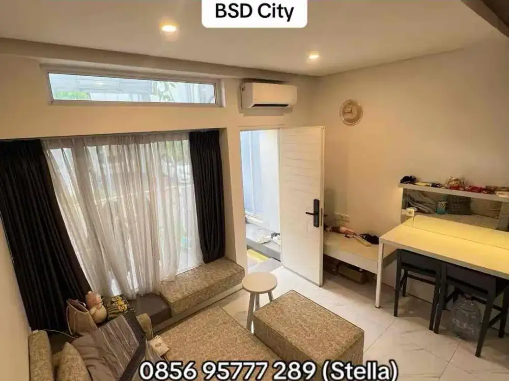 Dijual RUMAH Cluster Inspirahaus R BSD City Full Furnished