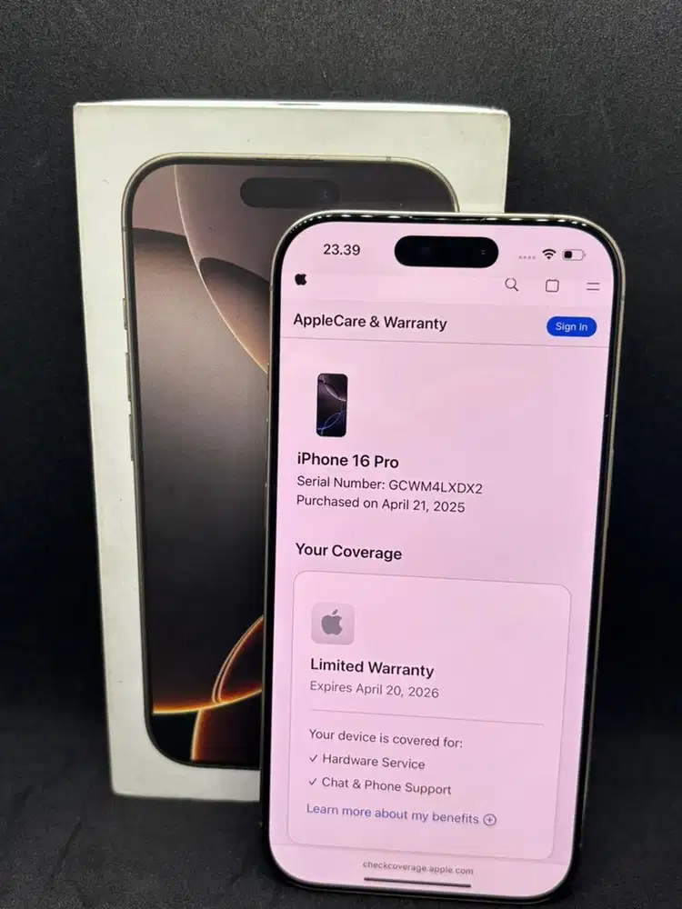 Iphone 16 Desert Titanium 128Gb Digimap (garansi on april 2026)