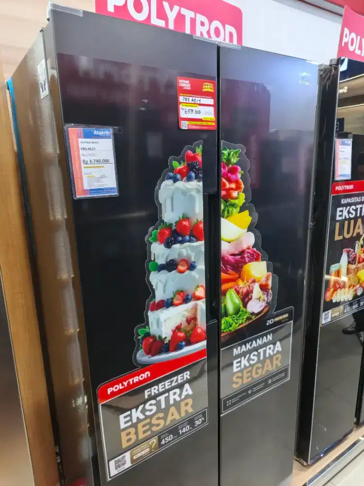 PROMO KREDIT KULKAS POLYTRON, CICILAN RINGAN TANPA DP DAN BUNGA 0%